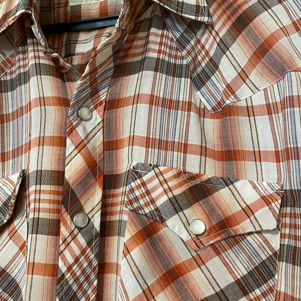 Vintage pearl snap western shirt YOUNGBLOOD